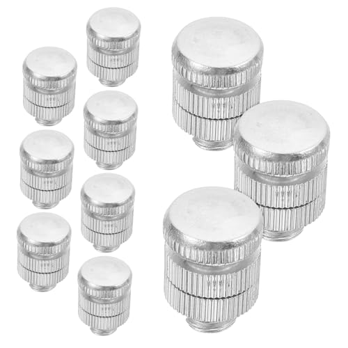 LIFKOME 10 Stück Teiliges Aluminiumlegierung Elektrozaun Drahtverbinder Wetterfeste Split Bolt Klemme Kompatibel mit Aluminium Stahldrähten Kompakt und Langlebig für Vielseitige von LIFKOME