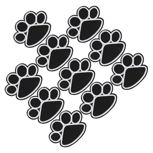 LIFKOME 10 Stück Teiliges Bestickte Aufnäher Pfotenabdruck Hund Selbstklebende Stoffpatches Farbenfrohe Applikationen zum Aufbügeln für Kleidung DIY Basteln Fleckenabdeckung und LIFKOME 10 Stück Teiliges Bestickte Aufnäher Pfotenabdruck Hund Selbstklebende Stoffpatches Farbenfrohe Applikationen zum Aufbügeln für Kleidung DIY Basteln Fleckenabdeckung und von LIFKOME