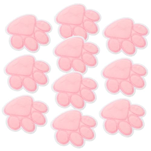 LIFKOME 10 Stück Teiliges Bestickte Hundepfoten patches zum Aufnähen DIY Applikationen für Kleidung Kissen Vorhänge Geeignet für Jacken und Handgemachte Textilprojekte von LIFKOME