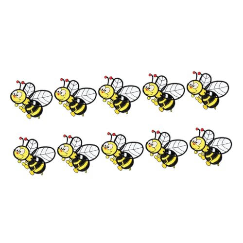 LIFKOME 10 Stück Teiliges Bügelflicken Bee Aufnäher aus Bestickt Cartoon Bienen Patch zum Aufbügeln oder Aufnähen DIY Kleidung Dekoration für Jacken Jeans Rucksäcke Einfach Anzubringen LIFKOME 10 Stück Teiliges Bügelflicken Bee Aufnäher aus Bestickt Cartoon Bienen Patch zum Aufbügeln oder Aufnähen DIY Kleidung Dekoration für Jacken Jeans Rucksäcke Einfach Anzubringen von LIFKOME