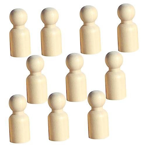 LIFKOME 10 Stück Teiliges DIY Holzfiguren Unbemalt zum Bemalen Mini Puppen Holzspielzeug für Basteln Handwerk von Fantasie und Feinmotorik Leicht und Langlebig LIFKOME 10 Stück Teiliges DIY Holzfiguren Unbemalt zum Bemalen Mini Puppen Holzspielzeug für Basteln Handwerk von Fantasie und Feinmotorik Leicht und Langlebig von LIFKOME