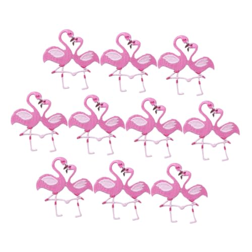 LIFKOME 10 Stück Teiliges Flamingo Aufnäher zum Aufnähen und Aufbügeln Bestickte Applikationen für Kleidung Taschen Schuhe Hüte Dekorative Bügelflicken für Jacken und Kinderbekleidung LIFKOME 10 Stück Teiliges Flamingo Aufnäher zum Aufnähen und Aufbügeln Bestickte Applikationen für Kleidung Taschen Schuhe Hüte Dekorative Bügelflicken für Jacken und Kinderbekleidung von LIFKOME