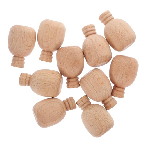 LIFKOME 10 Stück Teiliges Holz Mini weinflaschen Rohlinge zum Bemalen Glatte Oberfläche DIY Dekoration Originelles Basteln Handwerklich Glatt Verarbeitet Fördert Fantasie und LIFKOME 10 Stück Teiliges Holz Mini weinflaschen Rohlinge zum Bemalen Glatte Oberfläche DIY Dekoration Originelles Basteln Handwerklich Glatt Verarbeitet Fördert Fantasie und von LIFKOME