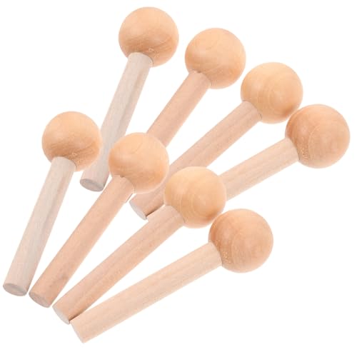 LIFKOME 10 Stück Teiliges Holzdübel mit Kugelkopf Glatte Buchenholzstäbe für Lochwand und Wandhaken Vielseitige Pegboard Zubehörstäbe für DIY Handwerk und Modellbau LIFKOME 10 Stück Teiliges Holzdübel mit Kugelkopf Glatte Buchenholzstäbe für Lochwand und Wandhaken Vielseitige Pegboard Zubehörstäbe für DIY Handwerk und Modellbau von LIFKOME