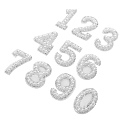 LIFKOME 10 Stück Teiliges Imitation Perlen Zahlen Aufnäher zum Aufbügeln Selbstklebende Stickerei Applikationen für Kleidung Taschen Hüte und Jeans Langlebig und Einfach Anzubringen LIFKOME 10 Stück Teiliges Imitation Perlen Zahlen Aufnäher zum Aufbügeln Selbstklebende Stickerei Applikationen für Kleidung Taschen Hüte und Jeans Langlebig und Einfach Anzubringen von LIFKOME