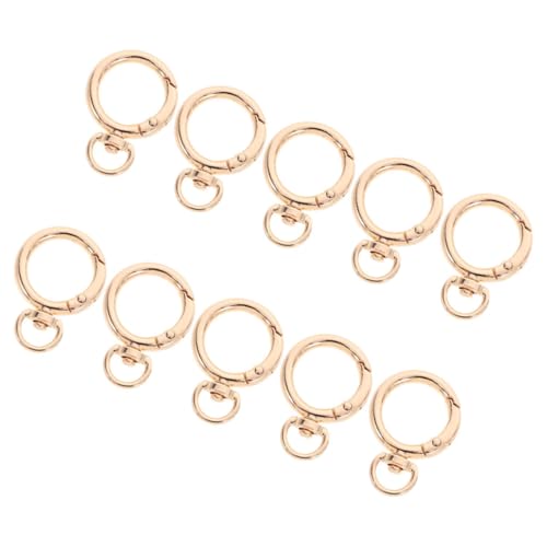 LIFKOME 10 Stück Teiliges Karabinerhaken aus Langlebiger Legierung Drehbarer Feder Schnappverschluss Vielseitig für Schlüsselanhänger Geldbörsen und DIY Bastelarbeiten Geeignet LIFKOME 10 Stück Teiliges Karabinerhaken aus Langlebiger Legierung Drehbarer Feder Schnappverschluss Vielseitig für Schlüsselanhänger Geldbörsen und DIY Bastelarbeiten Geeignet von LIFKOME
