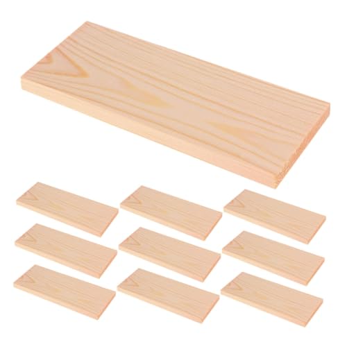 LIFKOME 10 Stück Teiliges Rechteckige Unbehandelte Kiefernholzplatten für DIY Bastelprojekte Modellbau Schulprojekte Vielseitige Holzleisten Holzblöcke zum Kreativen Gestalten LIFKOME 10 Stück Teiliges Rechteckige Unbehandelte Kiefernholzplatten für DIY Bastelprojekte Modellbau Schulprojekte Vielseitige Holzleisten Holzblöcke zum Kreativen Gestalten von LIFKOME