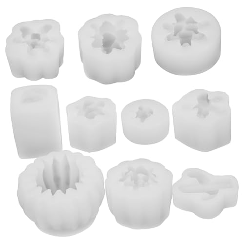 LIFKOME 10 Stück Teiliges Silikon Kerzenformen für DIY Duftkerzen Pflanze und Tulpenform Sicher und Langlebig für Handwerksprojekte und Seifenherstellung LIFKOME 10 Stück Teiliges Silikon Kerzenformen für DIY Duftkerzen Pflanze und Tulpenform Sicher und Langlebig für Handwerksprojekte und Seifenherstellung von LIFKOME