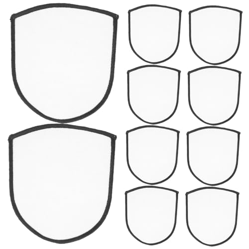 LIFKOME 10 Stück Teiliges Sublimations Patches zum Aufbügeln Weiße Blanko Applikationen aus Strapazierfähigem Material zum Reparieren und Dekorieren von Kleidung Jeans Hüten und DIY LIFKOME 10 Stück Teiliges Sublimations Patches zum Aufbügeln Weiße Blanko Applikationen aus Strapazierfähigem Material zum Reparieren und Dekorieren von Kleidung Jeans Hüten und DIY von LIFKOME