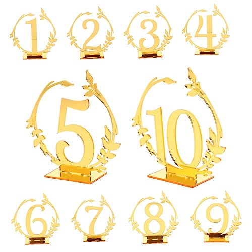 LIFKOME 10 Stück Tisch Nummernschild Groß Hochzeitsnummernschilder Marine Kartenhalter Platzieren Inhaber Der Tabellennummer Sitz Rezeption Hochzeit Zeichen Orange Platzkarten Golden Acryl LIFKOME 10 Stück Tisch Nummernschild Groß Hochzeitsnummernschilder Marine Kartenhalter Platzieren Inhaber Der Tabellennummer Sitz Rezeption Hochzeit Zeichen Orange Platzkarten Golden Acryl von LIFKOME