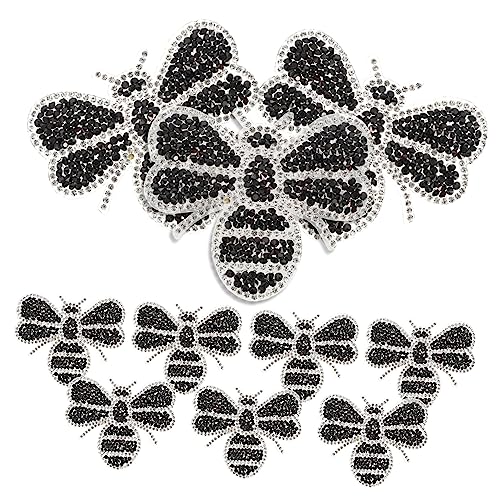 LIFKOME 10 Stück Wechselbare Bügelbilder Dekorative Patches für Kleidung Strapazierfähige Flicken für DIY zum Aufnähen und Aufbügeln von Jacken und Accessoires von LIFKOME
