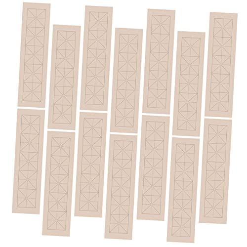 LIFKOME 100 Blatt Kalligraphie Papier Reispapier für Chinesische Kalligraphie Leicht und Tragbar Geeignet für Pinsel und Tusche Gitter für Anfänger und von LIFKOME