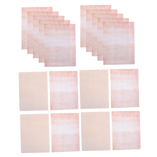 LIFKOME 100 Blatt Retro Briefpapier Doppelseitig Bedruckt Robustes Vintage Schreibpapier Mit Gemaltem Rand Für Diy Tagebuch Scrapbooking Einladungen Und Kreative Bastelarbeiten von LIFKOME