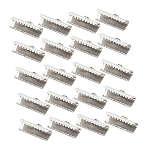 LIFKOME 100 Stück Bandklemmen für Schmuckherstellung DIY Choker Crimpende Klemmen für und Armbänder Langlebige und Rostfreie Zubehörteile von LIFKOME