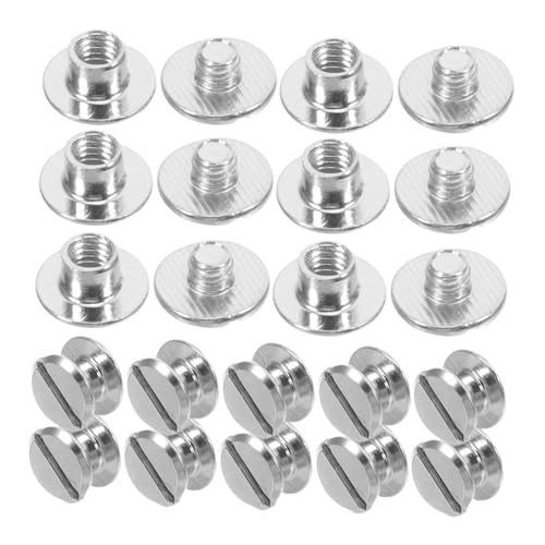 LIFKOME 100 Stück Buchschrauben aus Metall Starke Befestigung mit Einzelschlitz Mutter und Nietdesign für Schnelles Binden Langlebig für Fotoalben Ordner Diy Bastelprojekte Büro und Schule LIFKOME 100 Stück Buchschrauben aus Metall Starke Befestigung mit Einzelschlitz Mutter und Nietdesign für Schnelles Binden Langlebig für Fotoalben Ordner Diy Bastelprojekte Büro und Schule von LIFKOME