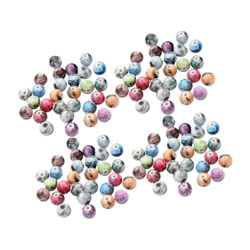 LIFKOME 100 Stück Bunte DIY Resin Rundperlen Ink Painting Beads für Schmuckherstellung Armband Bastelperlen mit Robustem Material Korrosionsgeschützt für Kreative DIY Bastelprojekte LIFKOME 100 Stück Bunte DIY Resin Rundperlen Ink Painting Beads für Schmuckherstellung Armband Bastelperlen mit Robustem Material Korrosionsgeschützt für Kreative DIY Bastelprojekte von LIFKOME