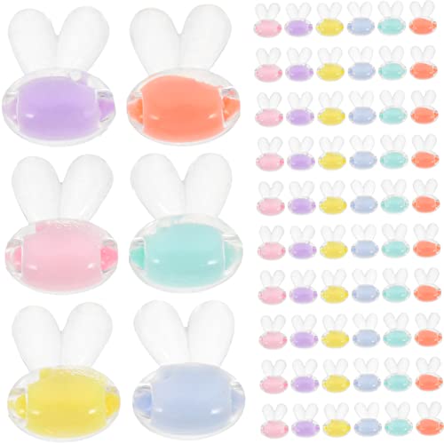 LIFKOME 100 Stück Bunte Kunststoffperlen DIY Kaninchenform Schmuckperlen Armband Zubehör für Handgemachte Halsketten und Armbänder Leichte Langlebige Bastelperlen zum Auffädeln LIFKOME 100 Stück Bunte Kunststoffperlen DIY Kaninchenform Schmuckperlen Armband Zubehör für Handgemachte Halsketten und Armbänder Leichte Langlebige Bastelperlen zum Auffädeln von LIFKOME
