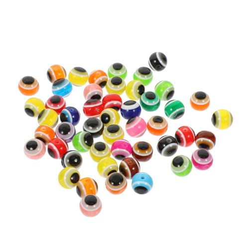 LIFKOME 100 Stück Evil Eye Perlen Runde Kunststoffperlen mit Glatter Oberfläche für DIY Schmuckherstellung Armbänder Halsketten und Anhänger Kreative Bastelperlen in Blau LIFKOME 100 Stück Evil Eye Perlen Runde Kunststoffperlen mit Glatter Oberfläche für DIY Schmuckherstellung Armbänder Halsketten und Anhänger Kreative Bastelperlen in Blau von LIFKOME