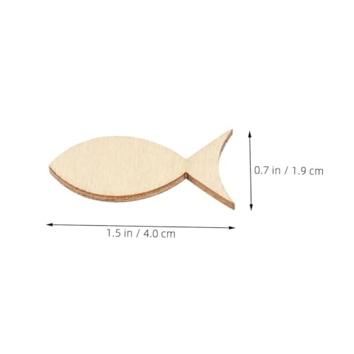 LIFKOME 100 Stück Fischförmige Holzdekorationen Unlackierte Holzfische Naturholz Dekoideen Für DIY Bastelprojekte Kinderzimmer Meerestier Motive LIFKOME 100 Stück Fischförmige Holzdekorationen Unlackierte Holzfische Naturholz Dekoideen Für DIY Bastelprojekte Kinderzimmer Meerestier Motive von LIFKOME