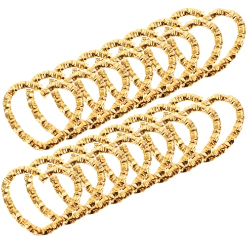 LIFKOME 100 Stück Goldene Herzanhänger Verbinder Ringe für Schmuckherstellung DIY Anhängerschlaufen Keychain Bastelzubehör Langlebig Leicht Kreativ LIFKOME 100 Stück Goldene Herzanhänger Verbinder Ringe für Schmuckherstellung DIY Anhängerschlaufen Keychain Bastelzubehör Langlebig Leicht Kreativ von LIFKOME