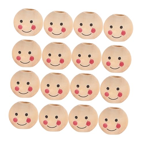 LIFKOME 100 Stück Holzperlen mit Smile gesicht Bunte Runde Bastelperlen zum Auffädeln DIY Schmuckherstellung Spacer Perlen für Halsketten Armbänder und Bastelset LIFKOME 100 Stück Holzperlen mit Smile gesicht Bunte Runde Bastelperlen zum Auffädeln DIY Schmuckherstellung Spacer Perlen für Halsketten Armbänder und Bastelset von LIFKOME