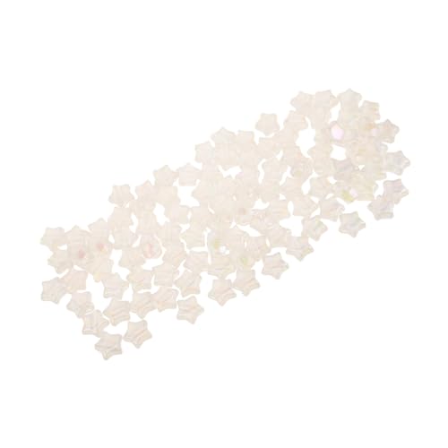 LIFKOME 100 Stück Kunststoff Sternförmige Perlen Mattierte Spacer Beads Für DIY Schmuckherstellung Halsketten Armbänder Ohrringe Zubehör LIFKOME 100 Stück Kunststoff Sternförmige Perlen Mattierte Spacer Beads Für DIY Schmuckherstellung Halsketten Armbänder Ohrringe Zubehör von LIFKOME