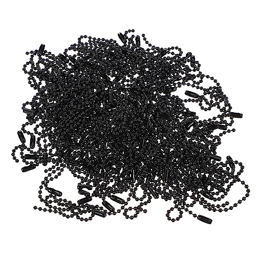 LIFKOME 100 Stück Metall Kugelkette Rostfreie Hochglanzpolierte Perlenkette für DIY Schmuck Anhänger Schlüsselanhänger Kleidung Vielseitige Anwendung Robust und Langlebig von LIFKOME
