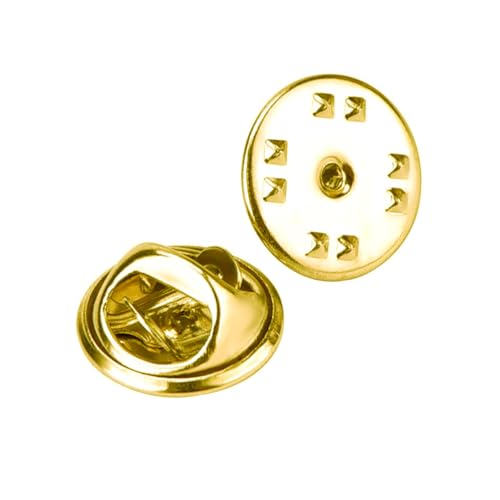 LIFKOME 100 Stück Metall Schmetterlingskappen DIY Kupplungsrücken Pin Ersatz Schmetterlinge Gold Hello Pin Badge Rückseite Rückseite Gravur Insignien Zubehör LIFKOME 100 Stück Metall Schmetterlingskappen DIY Kupplungsrücken Pin Ersatz Schmetterlinge Gold Hello Pin Badge Rückseite Rückseite Gravur Insignien Zubehör von LIFKOME