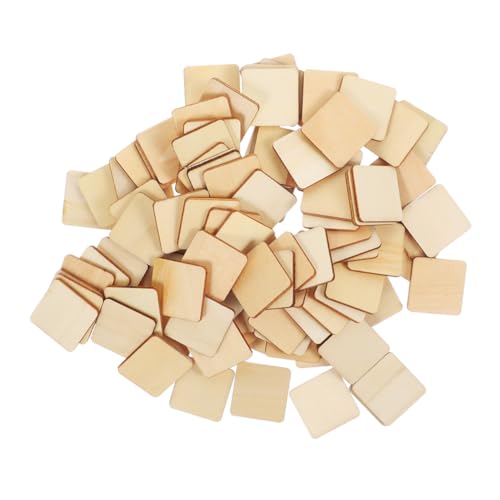 LIFKOME 100 Stück Natürliche Quadratische Holzscheiben Unbehandelte Holzplatten für DIY Bastelarbeiten Kreative Handwerksrohlinge Langlebige Holzstücke zum Bemalen und Dekorieren LIFKOME 100 Stück Natürliche Quadratische Holzscheiben Unbehandelte Holzplatten für DIY Bastelarbeiten Kreative Handwerksrohlinge Langlebige Holzstücke zum Bemalen und Dekorieren von LIFKOME