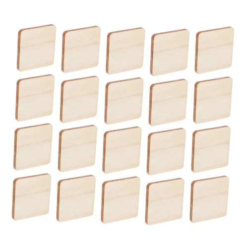LIFKOME 100 Stück Quadratische Holzscheiben Naturbelassene Holzklötze zum Basteln DIY Holzplatten für Malen Kreative Holzstücke für Handwerk Wanddeko Puzzle und Malprojekte LIFKOME 100 Stück Quadratische Holzscheiben Naturbelassene Holzklötze zum Basteln DIY Holzplatten für Malen Kreative Holzstücke für Handwerk Wanddeko Puzzle und Malprojekte von LIFKOME