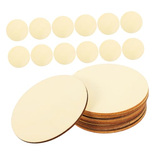 LIFKOME 100 Stück Runde Holzscheiben Ungefertigte Holzkreise zum Bemalen und Basteln Diy-holzscheiben für Kreative Dekoration und Handgefertigte Kunstprojekte LIFKOME 100 Stück Runde Holzscheiben Ungefertigte Holzkreise zum Bemalen und Basteln Diy-holzscheiben für Kreative Dekoration und Handgefertigte Kunstprojekte von LIFKOME