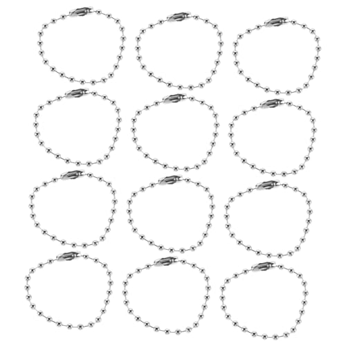LIFKOME 100 Stück Silber Kugelkette mit Langlebiger Galvanisierung Verstellbare DIY Schmuckkette mit Perlen Robust und Stilvoll für Halsketten Bastelprojekte und Personalisierte LIFKOME 100 Stück Silber Kugelkette mit Langlebiger Galvanisierung Verstellbare DIY Schmuckkette mit Perlen Robust und Stilvoll für Halsketten Bastelprojekte und Personalisierte von LIFKOME