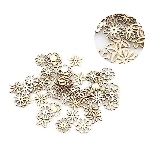LIFKOME 100 Stück Teiliges Holzornament mit Kleinen Blumen Holzscheiben DIY Bastelzubehör für Natürliche Holzblumen zum Bemalen Kreative Holzstücke für Scrapbooking und Dekoration LIFKOME 100 Stück Teiliges Holzornament mit Kleinen Blumen Holzscheiben DIY Bastelzubehör für Natürliche Holzblumen zum Bemalen Kreative Holzstücke für Scrapbooking und Dekoration von LIFKOME