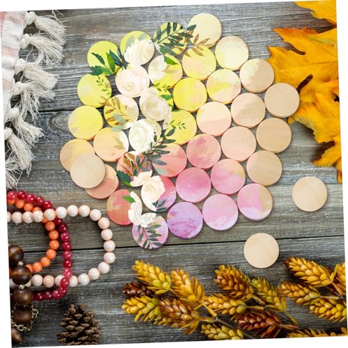 LIFKOME 100 Stück Teiliges Kleine Runde Holzscheiben Naturbelassenes Holzrohlinge zum Basteln DIY Holzplättchen für Kreative Handwerksprojekte und Individuelle Dekorationen LIFKOME 100 Stück Teiliges Kleine Runde Holzscheiben Naturbelassenes Holzrohlinge zum Basteln DIY Holzplättchen für Kreative Handwerksprojekte und Individuelle Dekorationen von LIFKOME