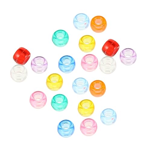 LIFKOME 1000 Stück DIY Handgemachte Acryl Perlen für Schmuckherstellung Große Loch Barrperlen für Armbänder und Bastelprojekte für Kreative und Dekorationen von LIFKOME