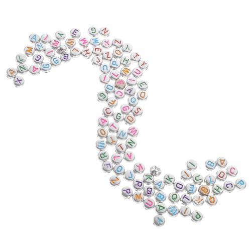 LIFKOME 1000 Stück Teiliges Acryl Buchstaben Perlen für Schmuckherstellung Langlebige Transparente Letter Beads mit Glatter Oberfläche für DIY Armbänder Halsketten Schlüsselanhänger und LIFKOME 1000 Stück Teiliges Acryl Buchstaben Perlen für Schmuckherstellung Langlebige Transparente Letter Beads mit Glatter Oberfläche für DIY Armbänder Halsketten Schlüsselanhänger und von LIFKOME