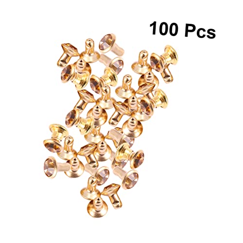 LIFKOME 100Stücke Bunte Diamant Schmucksteine mit Goldrand für DIY Kleidung und Schmuckdesign Strass Glitzernde für Kostüme und Accessoires von LIFKOME