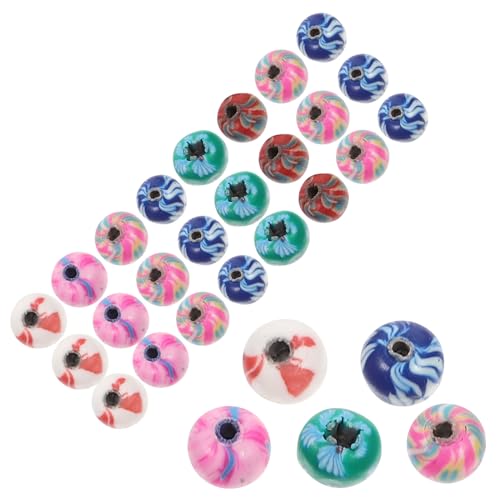 LIFKOME 100Stücke Bunte Polymer Clay Perlen zum Basteln Runde DIY Bastelperlen für Geeignet für Armbänder und LIFKOME 100Stücke Bunte Polymer Clay Perlen zum Basteln Runde DIY Bastelperlen für Geeignet für Armbänder und von LIFKOME