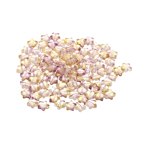 LIFKOME 100Stücke Design Glasperlen Für DIY Schmuckherstellung Matte Goldene Und Lilafarbene Dekorationen Perlen Für Ohrringe Armbänder Halsketten LIFKOME 100Stücke Design Glasperlen Für DIY Schmuckherstellung Matte Goldene Und Lilafarbene Dekorationen Perlen Für Ohrringe Armbänder Halsketten von LIFKOME