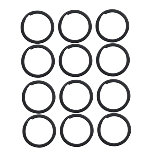 LIFKOME 100Stücke Eisen Schlüsselringe Schlüsselringe Robuste Ringe Für DIY Schlüsselanhänger Gepäckanhänger Und Zubehör Elektrophoretisch von LIFKOME