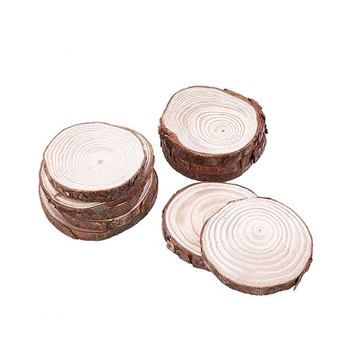 LIFKOME 100Stücke Kiefernholzscheiben Dicke Unvollendete Holzscheiben Mit Rinde Für DIY Handwerk Natürliche Runde Holzscheiben Für Bastelprojekte Und Dekoration LIFKOME 100Stücke Kiefernholzscheiben Dicke Unvollendete Holzscheiben Mit Rinde Für DIY Handwerk Natürliche Runde Holzscheiben Für Bastelprojekte Und Dekoration von LIFKOME
