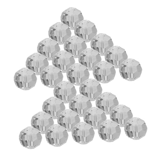 LIFKOME 100Stücke Kristallperlen Mit Löchern Glänzende Facettierte Perlen Für DIY Schmuck Dekoration Und Bastelprojekte Für Vorhänge Und Raumtrennungen LIFKOME 100Stücke Kristallperlen Mit Löchern Glänzende Facettierte Perlen Für DIY Schmuck Dekoration Und Bastelprojekte Für Vorhänge Und Raumtrennungen von LIFKOME