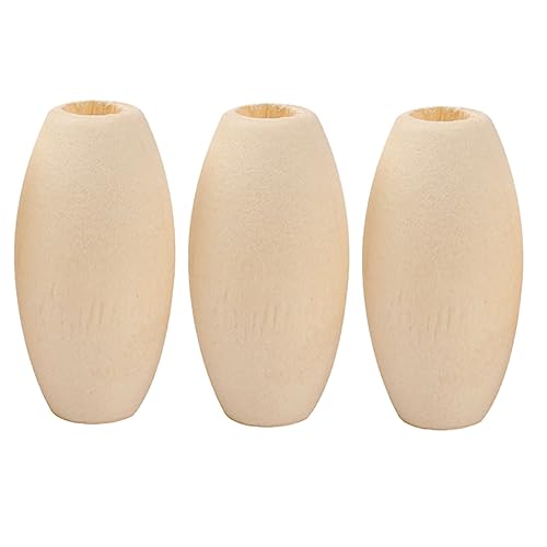 LIFKOME 100Stücke Natürliche Holzperlen DIY Schmuck Bastelmaterial für Kreative Handarbeiten Geeignet für Armbänder und Dekorationen von LIFKOME