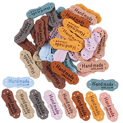LIFKOME 100Stücke PU Leder Etiketten Handmade Prägung Tags DIY Zubehör Für Kleidung Taschen Schuhe Und Hüte Farben Hautfarbe LIFKOME 100Stücke PU Leder Etiketten Handmade Prägung Tags DIY Zubehör Für Kleidung Taschen Schuhe Und Hüte Farben Hautfarbe von LIFKOME