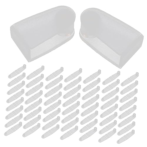 LIFKOME 100Stücke Schlüsselanhänger Clips Flexibler Kunststoff Klappclip Transparente Verbindungselemente Für Schlüssel Und Kleine Accessoires LIFKOME 100Stücke Schlüsselanhänger Clips Flexibler Kunststoff Klappclip Transparente Verbindungselemente Für Schlüssel Und Kleine Accessoires von LIFKOME