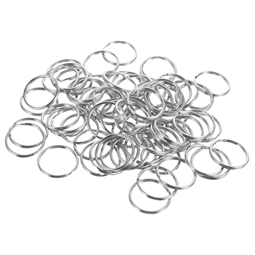 LIFKOME 100Stücke Schlüsselringe Teilig Runde Schlüsselanhänger Für DIY Projekte Hochwertige Robuste Schlüsselbund Ringe Für Schlüssel Anhänger Und Bastelarbeiten von LIFKOME