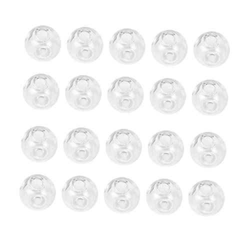LIFKOME 100Stücke Transparente Hohlglaskugel Zubehör für DIY Schmuckherstellung für Ohrringe Kristallperlen und Kreative Bastelprojekte LIFKOME 100Stücke Transparente Hohlglaskugel Zubehör für DIY Schmuckherstellung für Ohrringe Kristallperlen und Kreative Bastelprojekte von LIFKOME