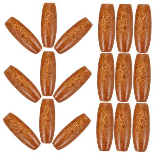 LIFKOME 100pcs Natural Holz Ovale Perlen Großes Loch Holz Losen Abstandshalterperlen Bauernhaus Girlandencharme Perle Für DIY -handwerk Schmuck Makrame Making LIFKOME 100pcs Natural Holz Ovale Perlen Großes Loch Holz Losen Abstandshalterperlen Bauernhaus Girlandencharme Perle Für DIY -handwerk Schmuck Makrame Making von LIFKOME