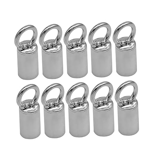 LIFKOME 10Stück Endkappen Für DIY Schmuck Seilkappen Clip Für Halsketten Und Armbänder Für Projekte Und Schmuckherstellung Lochdurchmesser LIFKOME 10Stück Endkappen Für DIY Schmuck Seilkappen Clip Für Halsketten Und Armbänder Für Projekte Und Schmuckherstellung Lochdurchmesser von LIFKOME
