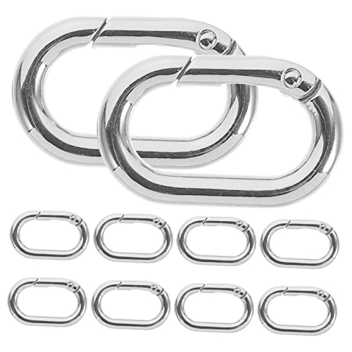 LIFKOME 10Stücke Feder Karabinerhaken Ovaler Schnappclip Für Handwerk Für Handtaschen Gürtel Und Schlüsselringe Und Langlebig Einfache Handhabung Und Praktische Anwendung LIFKOME 10Stücke Feder Karabinerhaken Ovaler Schnappclip Für Handwerk Für Handtaschen Gürtel Und Schlüsselringe Und Langlebig Einfache Handhabung Und Praktische Anwendung von LIFKOME